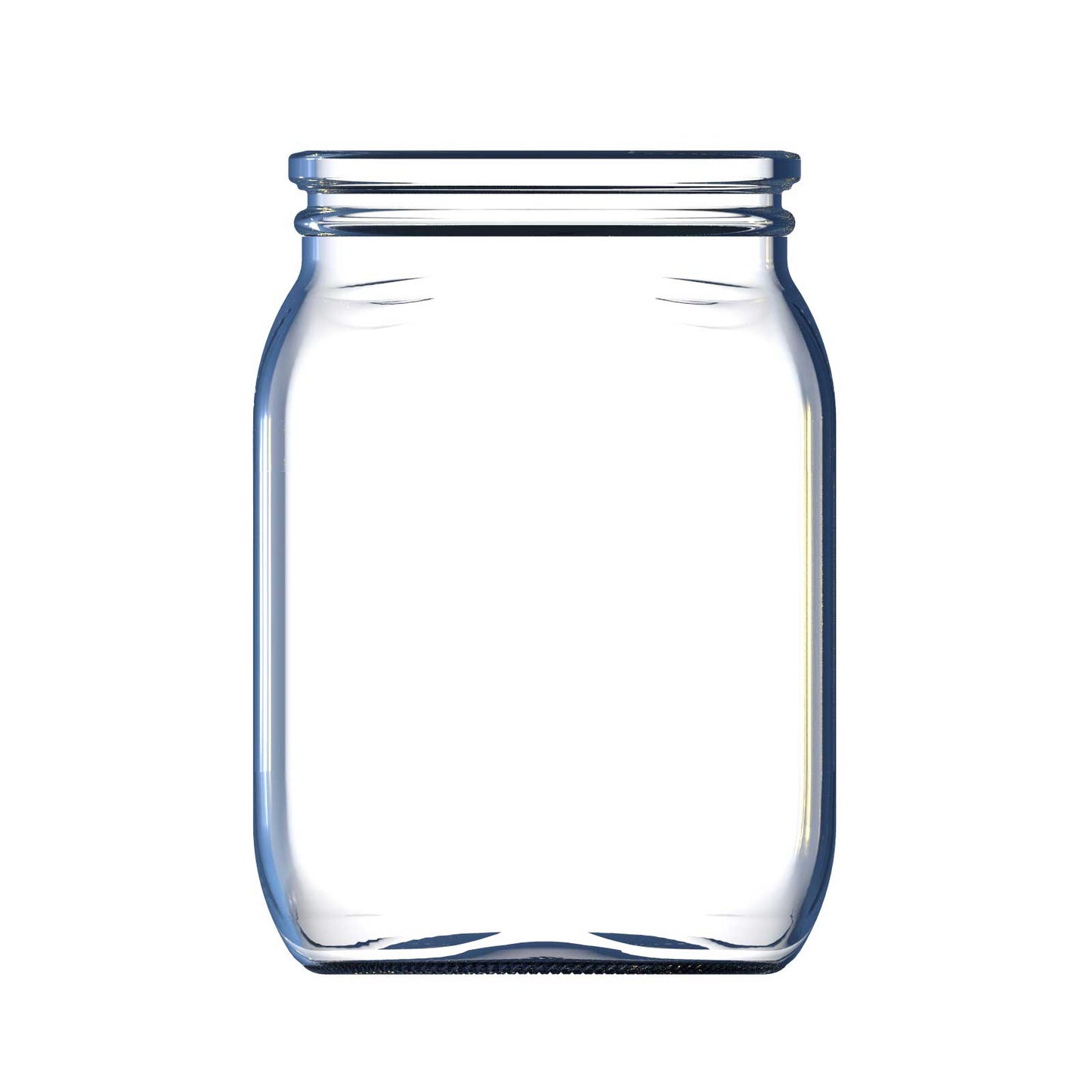 2000ML SQUARE COOKIE JAR