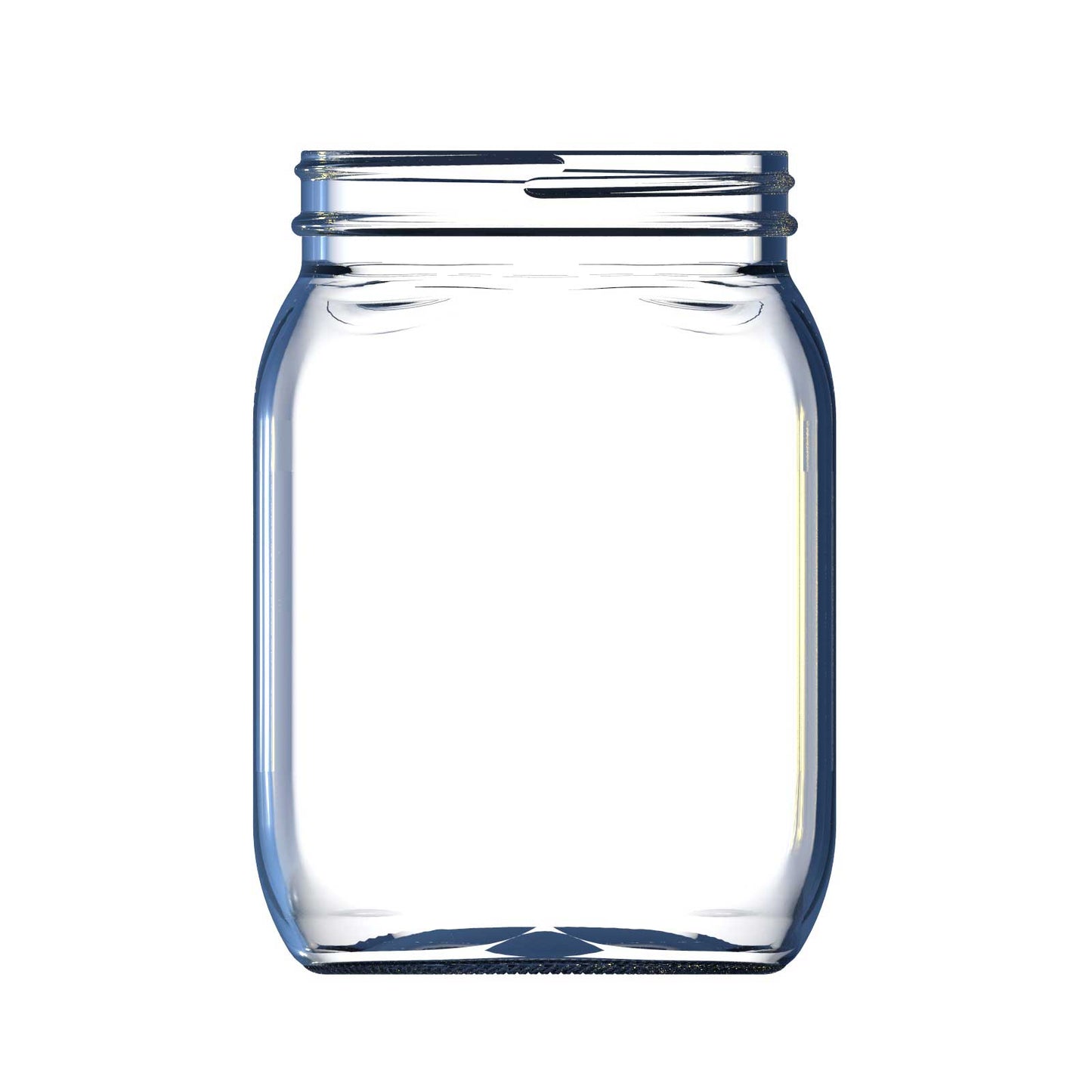 2000ML SQUARE COOKIE JAR